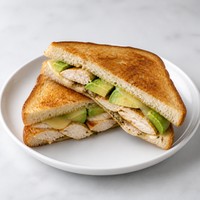 Chicken, Cheese and Avocado Sandwich