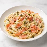 Smoked Salmon and Caper Pasta