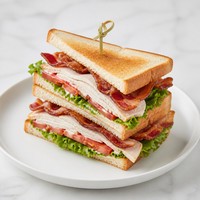 Turkey or Chicken Club Sandwich